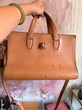 Alexander Wang Vintage Leather Satchel with Top Handles